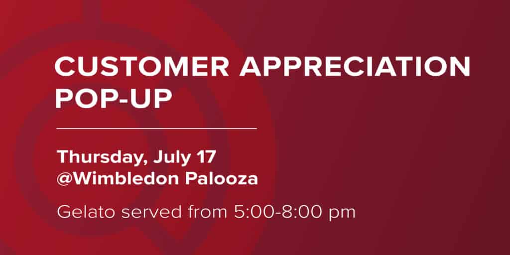 Customer Appreciation Pop Up